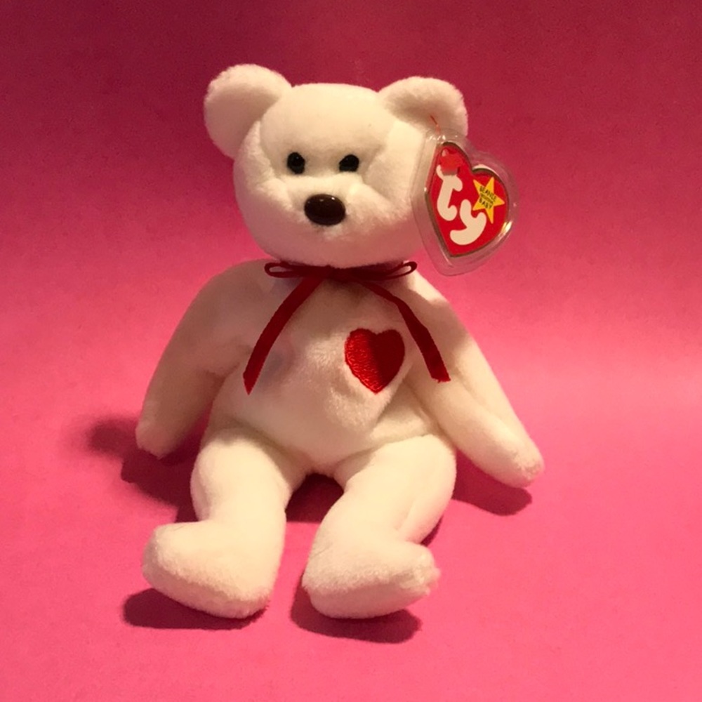 Ty Beanie Baby Valentino Bear